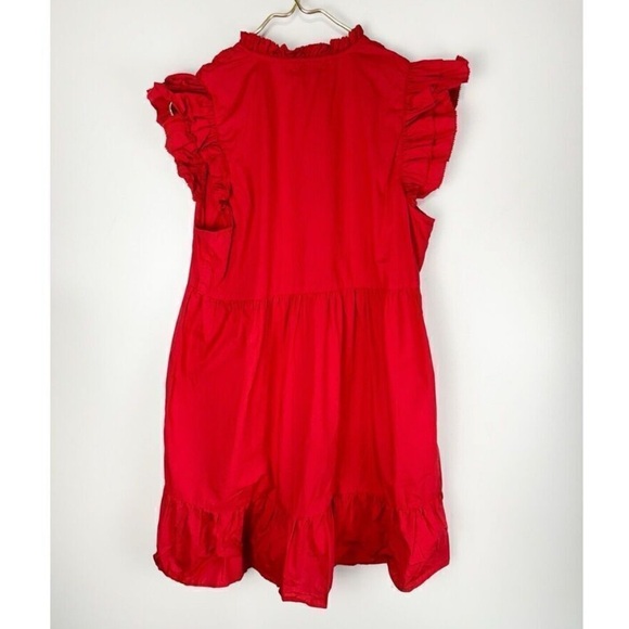 Caroline Constas Red Ruffle Dress - Picture 2 of 3